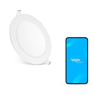 Imagem de Luminária de Embutir Redonda Smart - 18W Compatível com Alexa e Google Home Bivolt 