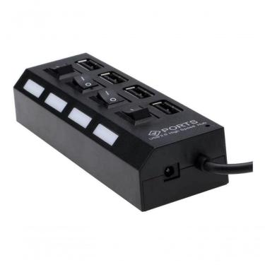 Imagem de Cabo Hub Usb Extensor 2.0 4 Portas High Speed Pendrive Mouse