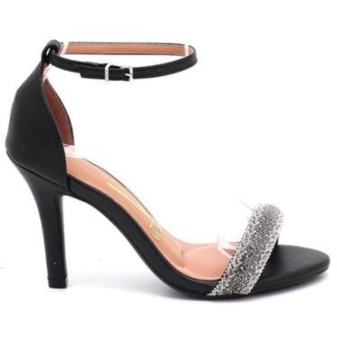 Imagem de Sandália Vizzano Pelica Brilho Salto Fino Feminino 62491003-Feminino