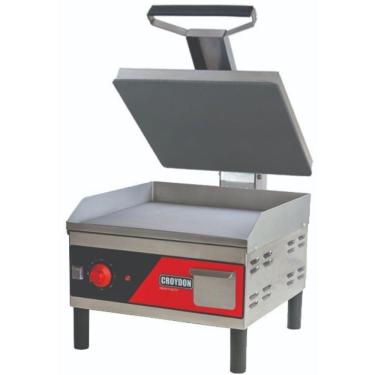 Imagem de Chapa Elétrica C/ Prensa 45x40cm Ce042t Inox Croydon 220v