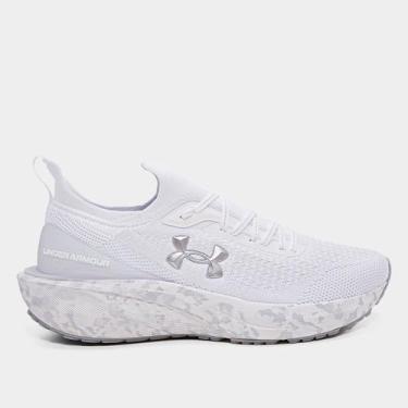 Imagem de Tênis Under Armour Charged Quicker 2 Masculino, Branco, Cinza, 36