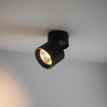 Imagem de Luminária Spot Led Sobrepor 10w Direcionável Articulável Bivolt - Bela