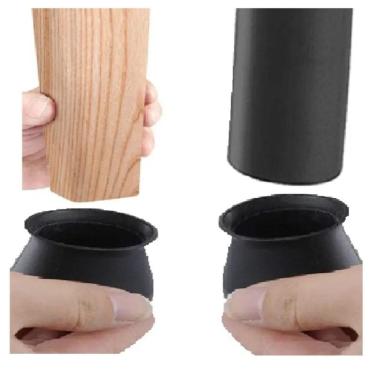 Imagem de Kit 20 Protetor De Silicone Para Pés De Moveis