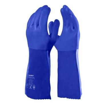 Imagem de Luva Pvc Azul Danny Petroblue 27 Cm Cano Longo Ca 38792, 9