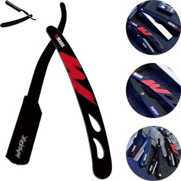 Imagem de Navalha De Barbear Tradicional Com Cabo Preto Entrega Já - Atena