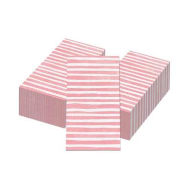 Imagem de Guardanapos De Papel Descartáveis Listrados 20 40 60 80 Peças Para Ani