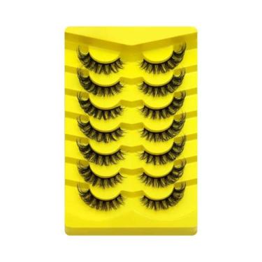 Imagem de Cílios Postiços Cat Eye Fluffy 5/7 Pares Dramáticos E Volumosos 5D De 