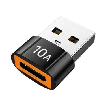 Imagem de Adaptador OTG USB Para Tipo-C 3.0, Conversor Masculino Para Feminino, 