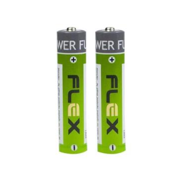 Imagem de Pilha Flex AAA 1.5V Kit com 3 Cartelas 6 Unidades