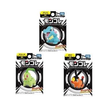 Imagem de Figuras Pokémon Legends Z-A Chikorita Totodile Tepig TOMY Original Col
