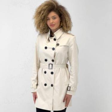 Imagem de Casaco Malise Trench Coat 7/8 em Tecido Feminino-Feminino