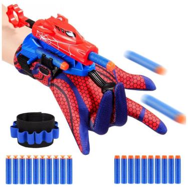 Imagem de Excitobo Web Shooters - Lançador de Teias para Crianças com Luva, Diversão e Aventura para Idades de 3 a 12 Anos