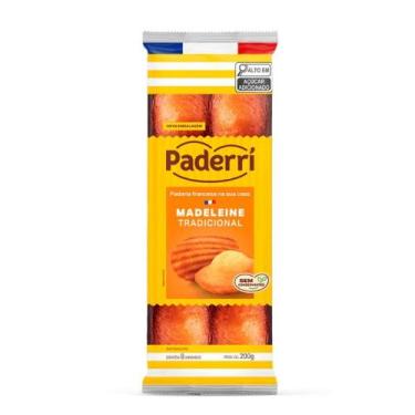 Imagem de Madeleine Tradicional Natural Paderrí 200g