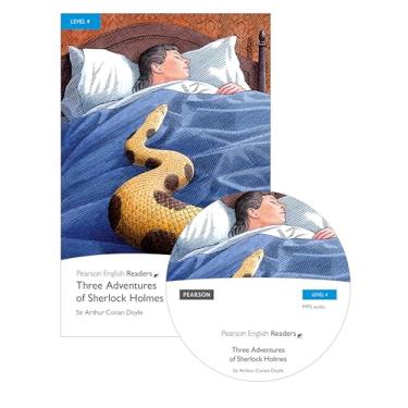 Imagem de Penguin readers 4: Three Adventures Of Sherlock Holmes Book and MP3 Pack: Level 4