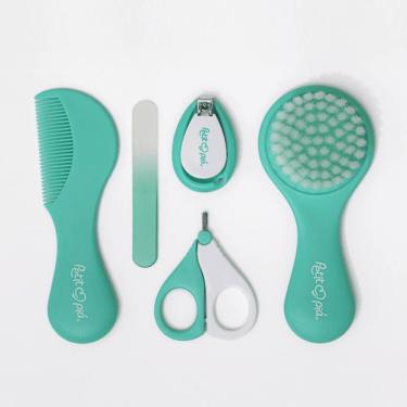 Imagem de Kit De Cuidados E Higiene Do Bebê 5 Peças Verde Petit Piá