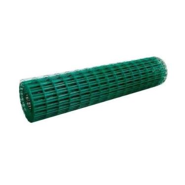 Imagem de Tela Revestida Tellacor Morlan 100 x 50mm Fio 2,50mm 1,00 x 25m Verde