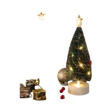 Imagem de Mini Árvores De Natal Luminosas Com LED, Decoração Para Casa, Velas El