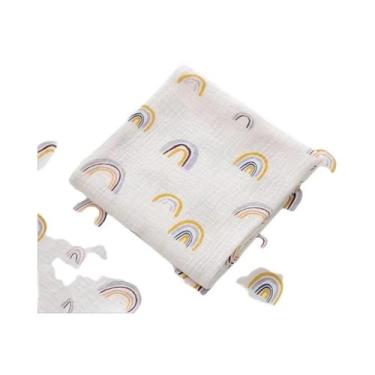 Imagem de Cobertor De Algodão Muslin Para Bebês Recém-Nascidos, Roupa De Cama De
