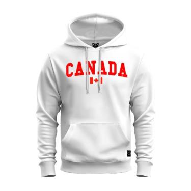Imagem de Moletom Confortável Premium Blusa De Frio Algodão Canguru Canada - Nex
