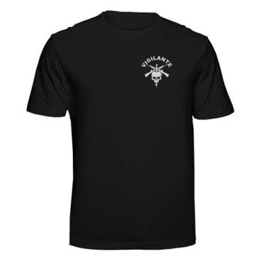 Imagem de Camiseta Vigilante Segurança Patrimonial Cor:PretaTamanho:P - Tritop C