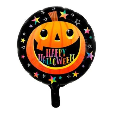 Imagem de Balão Metalizado Halloween Estampado - 18 Polegadas - Extra Festas, Ab