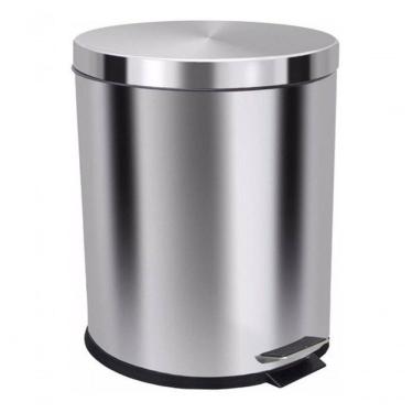 Imagem de Lixeira com Pedal 30 Litros em Aço Inox com Balde Interno Removível Inox