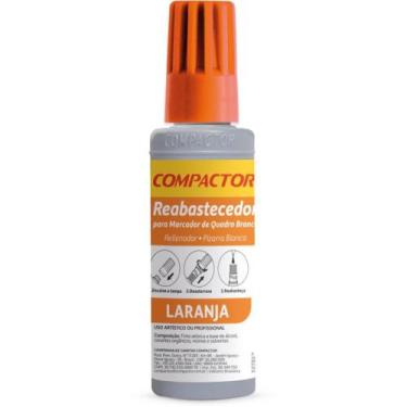Imagem de Tinta Marcador Quadro Branco Reabastecedor 030ML Laranja CX.C/12 - Com