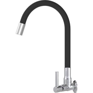 Imagem de Torneira Plástica De Parede Delta 1/2" Acabamento C70 32,5 Cm Regulado