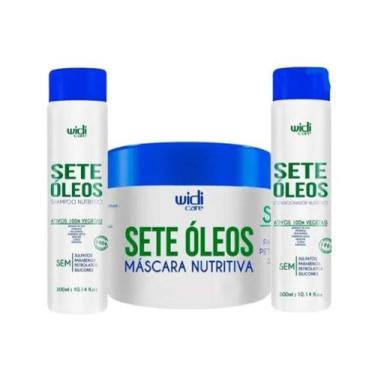 Imagem de Kit Nutritivo Sete Óleos Widi Care Shampoo + Condicionador + Máscara
