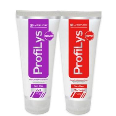 Imagem de Pasta Profilática Profilys (90g) - Lysanda, Sabor Morango (Cód PAC0413