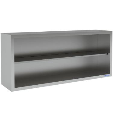 Imagem de Armário Suspenso em Aço Inox sem Portas 1100x400x670mm Inox Tramontina