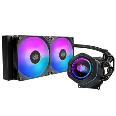Imagem de Water Cooler Masterliquid Core NEX 240 Radiador 240mm Ventoinhas 120mm ARGB Preto Cooler Master