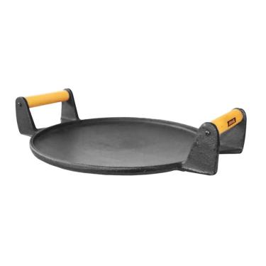 Imagem de Picanheira 0484 para Carnes Ferro Fundido com 2 Alças Distribuição Uniforme de Calor Preto Rig Fundidos