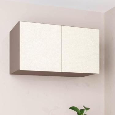 Imagem de Ponte Modular Solteiro 100% MDF 2 Portas Orion CabeCasa MadeiraOrigina