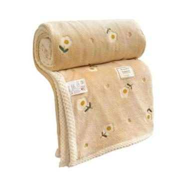 Imagem de Cobertor De Bebê Em Fleece Macio, Cobertura De Flanela Para Carrinho D