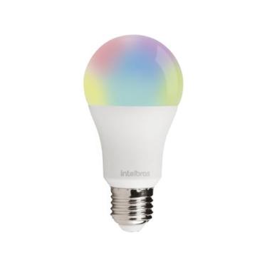 Imagem de Lâmpada Inteligente Intelbras E27 RGB Dimerizável - 9W Izy EWS 409 com