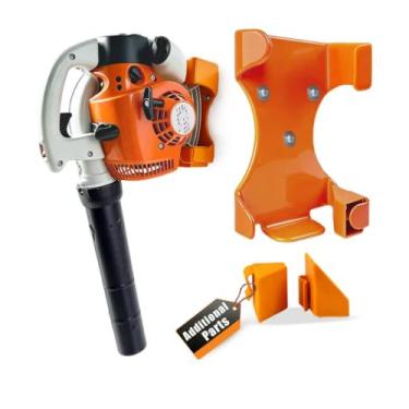 Imagem de Gancho de soprador de folhas, 1 pacote de suporte de ventilador portátil para parede de garagem, suporte de soprador de folhas compatível com Stihl BG-86, SH86
