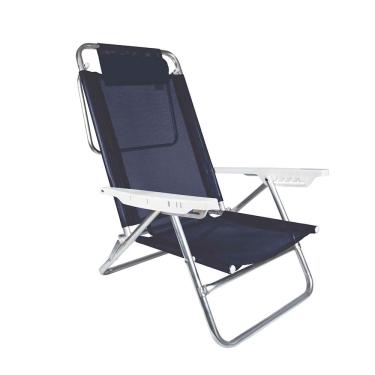 Imagem de Cadeira Reclinável com Almofada Summer Azul