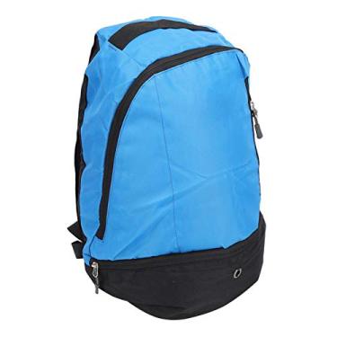 Imagem de Mochila de futebol sem engomar, mochila multifuncional, mochila para caminhada(azul)