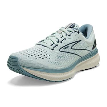 Imagem de Brooks Tênis de corrida feminino Glycerin 19 Neutral, Vidro aqua/Whisper branco/azul marinho, 6