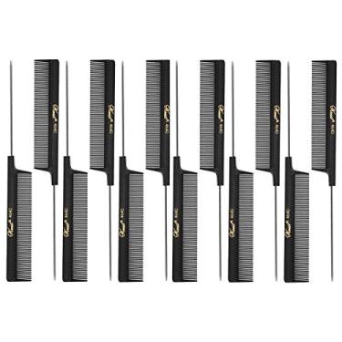 Imagem de Krest 4640 Pente de costura de tecelagem de dentes finos de 20 cm (pacote com 12) 12 x SB-K4640-BLK