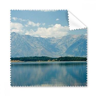 Imagem de Mountain River Forest Reflection Pano de limpeza Sky Cloud, 5 peças