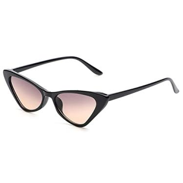 Imagem de Moda Streetwear Óculos de Sol UV400 Óculos de Sol Vintage Armação Pequena Olho de Gato, A2, Outros
