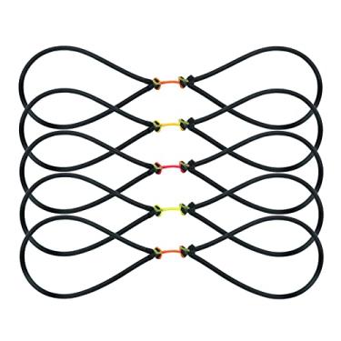 Imagem de Obert 5 peças de faixas de borracha de 5 mm de espessura para arco e flecha de pesca com flechas e flechas de pesca