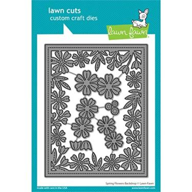 Imagem de Lawn Fawn Matrizes de fundo de flores da primavera LF2818