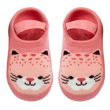 Imagem de BUBA Meia Sapatilha Antiderrapante Jaguar - M, Modelo: 14533, Cor: Rosa