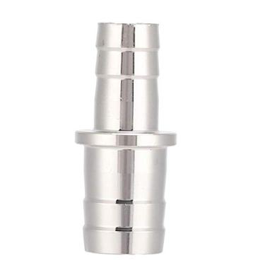 Imagem de TOPINCN Adaptador de mangueira de aquário de aço inoxidável adaptador de tubo de água para tanque de peixes conversor de tubo de tubulação de aquário conectores de junta de mangueira (12 mm a 16 mm)