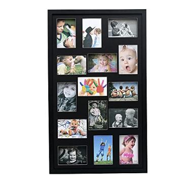 Imagem de Quadro Painel Multifotos C/vd 15 Fotos 10x15 Ideal Disjuntor (Preto)