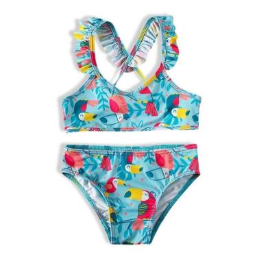 Imagem de Biquini Infantil Maçã Tucano Praia Verão Proteção Uv Tip Top