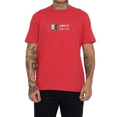 Imagem de Camiseta Dc Shoes Dc Split Star Masculina Vermelho